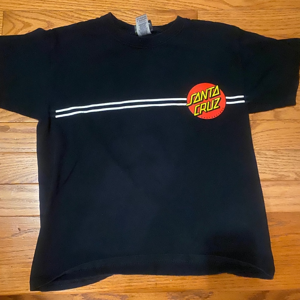 Boys SANTA CRUZ Short Sleeve Tee T-Shirt Size S (Small)
